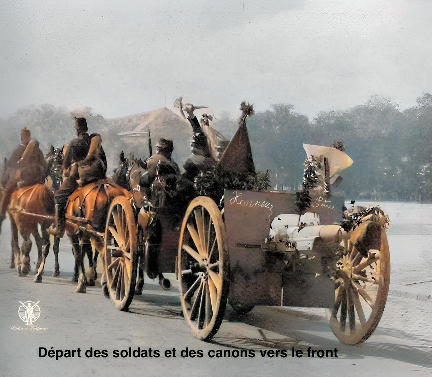 Vers le front - août 1914