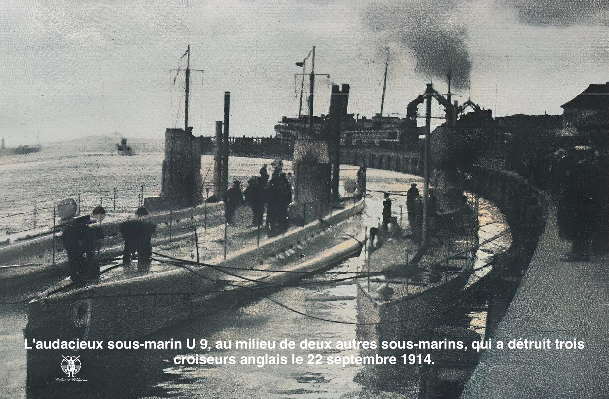 Les sous-marins allemands en 1914-1918