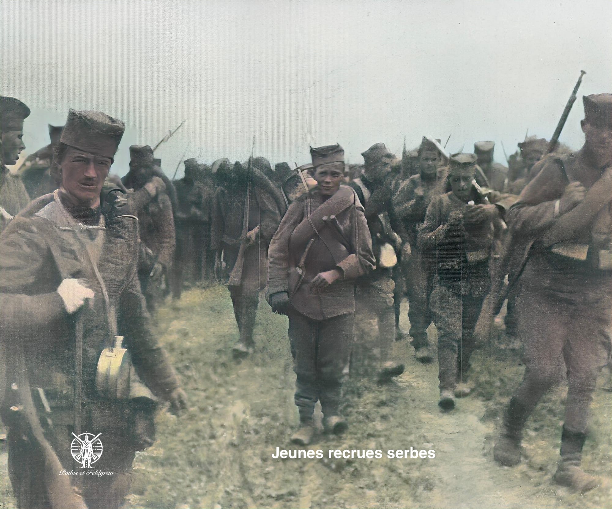 La Serbie envahie par l'armée Autrichienne en 1914