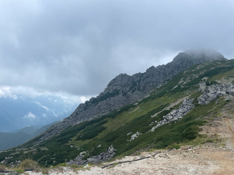 北アルプス・竜王岳東尾根