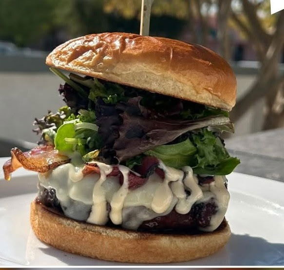 The Tiki Swiss Burger