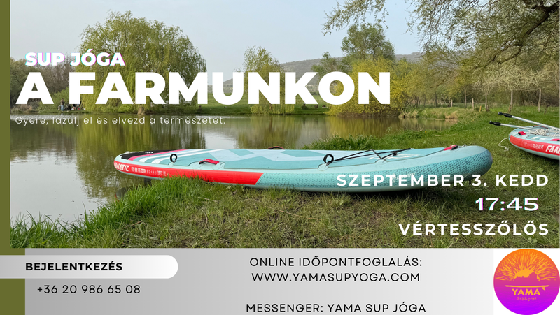 SUP Jóga a FARMUNK-on