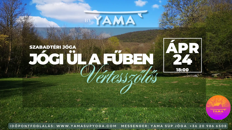 Jógi ül a fűben - szabadtéri jóga sorozat