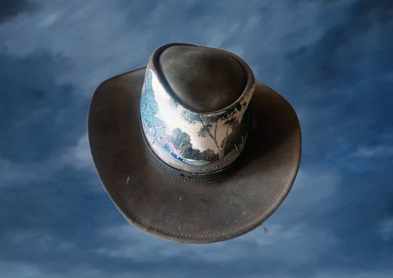 3. Leather Hat.  $120