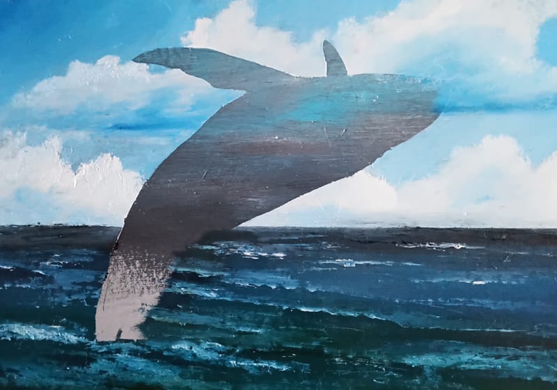 Breaching Whale