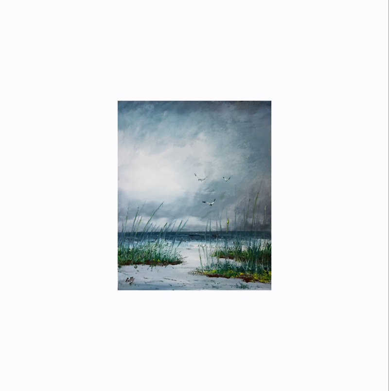 17. Beach scene. $45