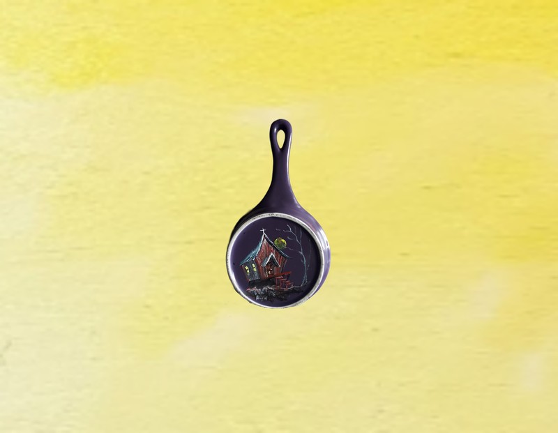 28. Witches frying pan. $45