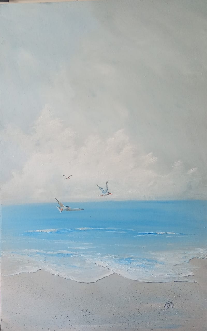 6. Calm horizon. $175