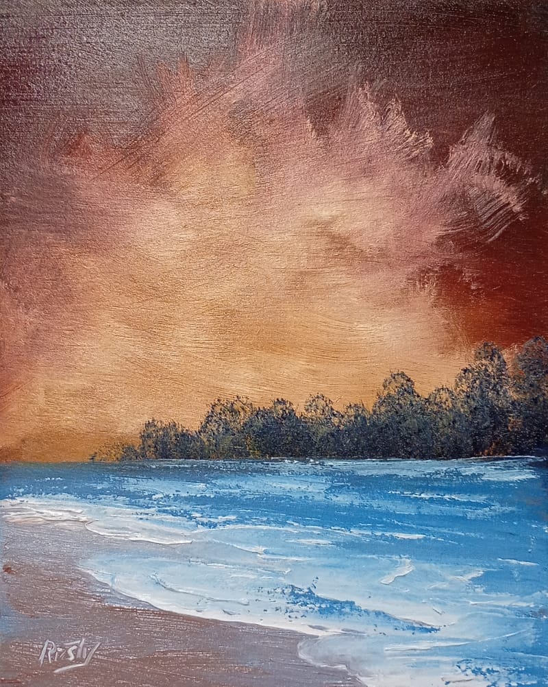 21. White patch. $65