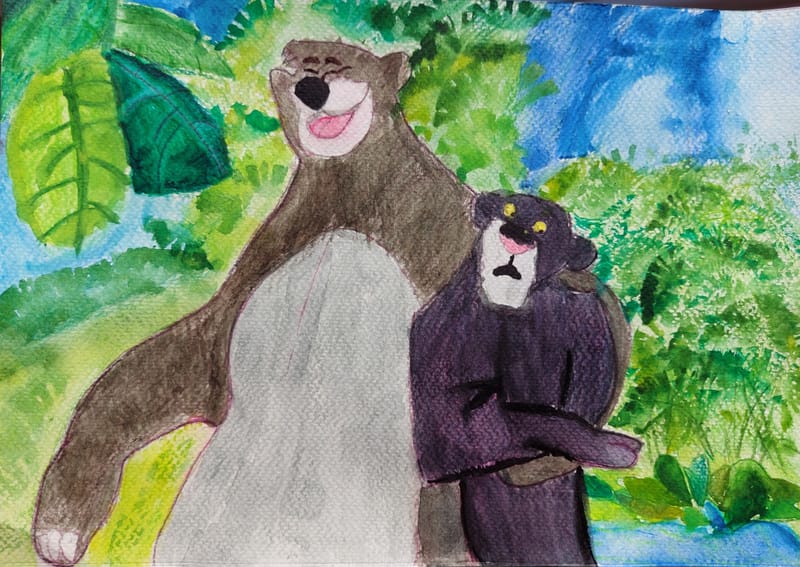 Tanítványom II. helyezést ért el a Dzsungel Könyve Rajzpályázaton!