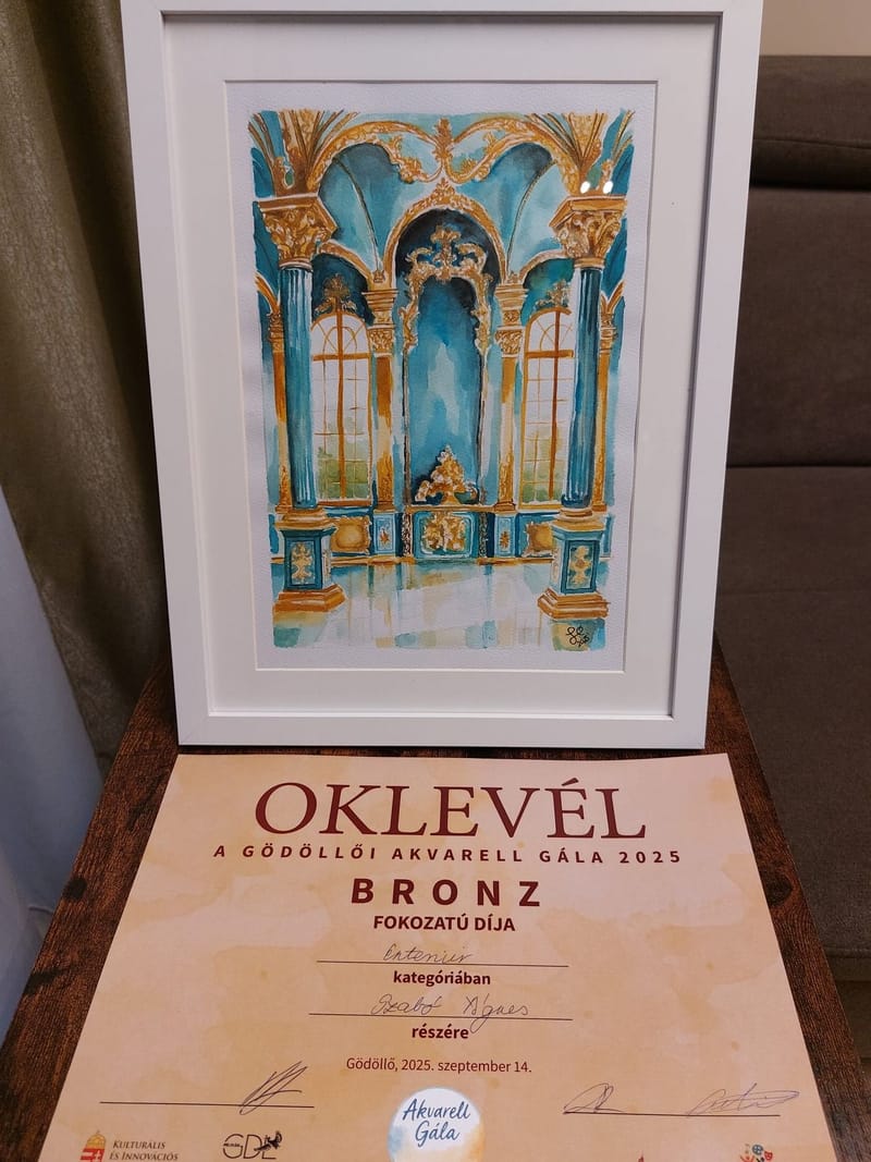 AKVARELL GÁLA - BRONZ FOKOZATÚ DÍJ
