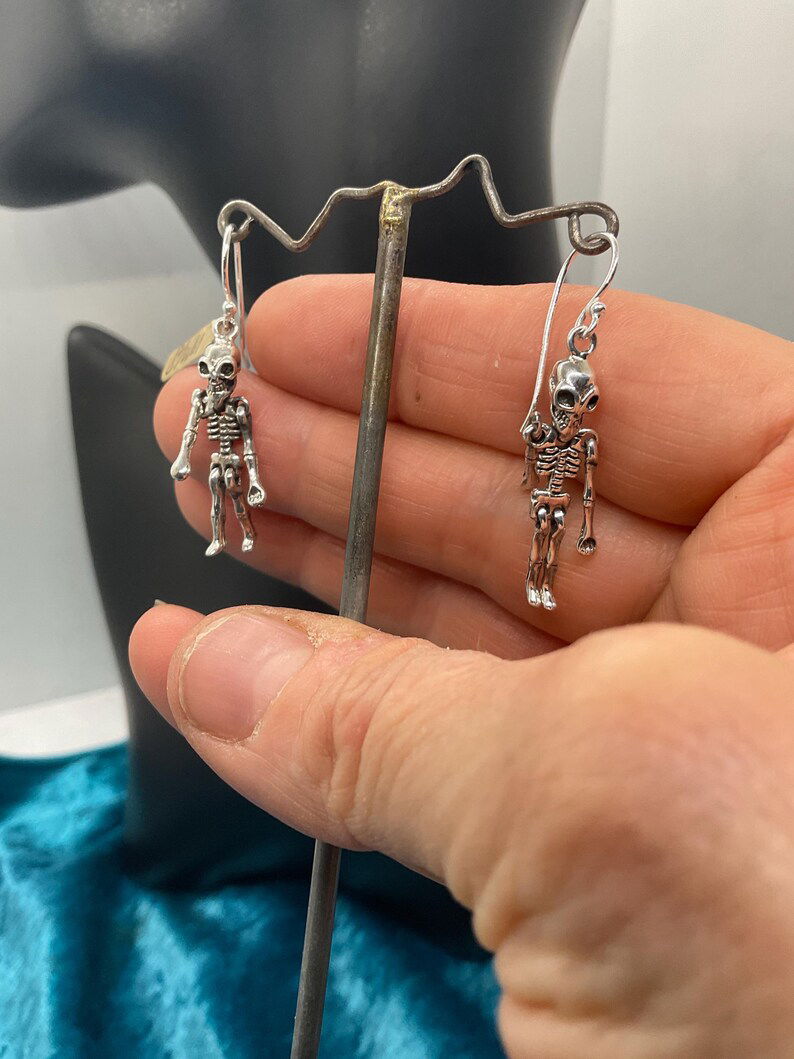 Skeleton Earrings.