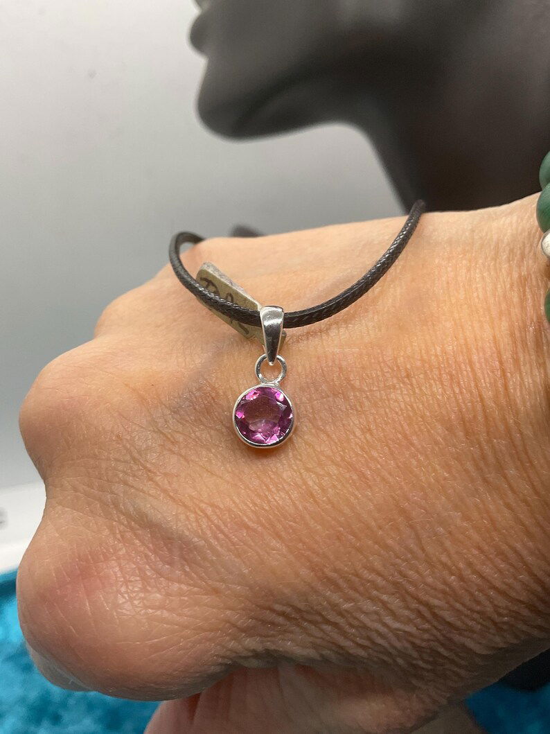 Pink Topaz pendant