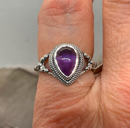 Amethyst Filligree ring