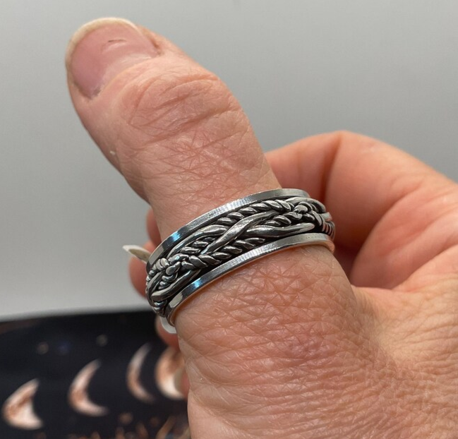 Silver Spinning ring