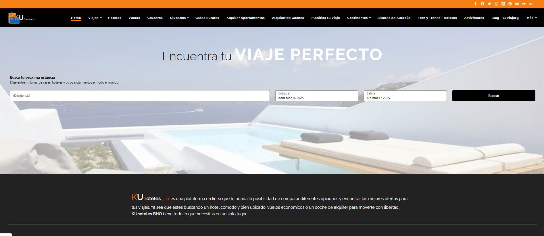 KU Hoteles BHO Comparador de Hoteles, Vuelos y Alquiler de Coches.