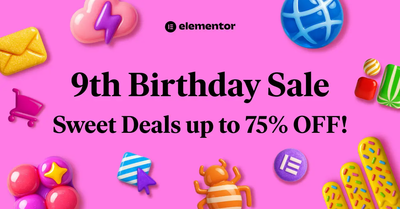Celebra los 9 años de Elementor con ofertas exclusivas