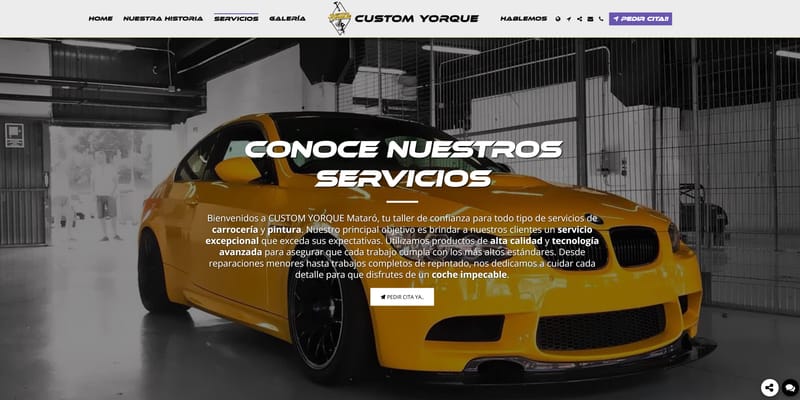 CUSTOM YORQUE Plancha y Pintura Mataró