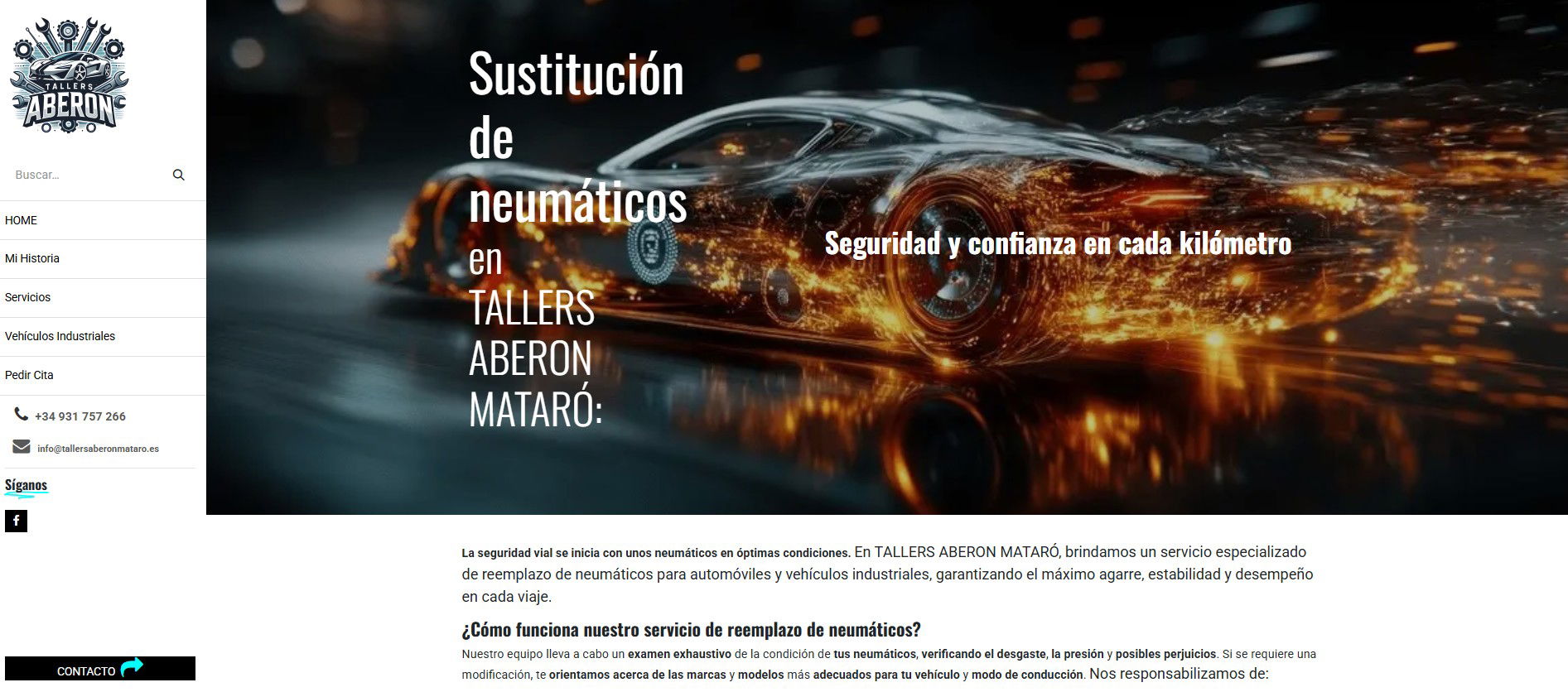 Tire Replacement - ABERON MATARÓ WORKSHOPS