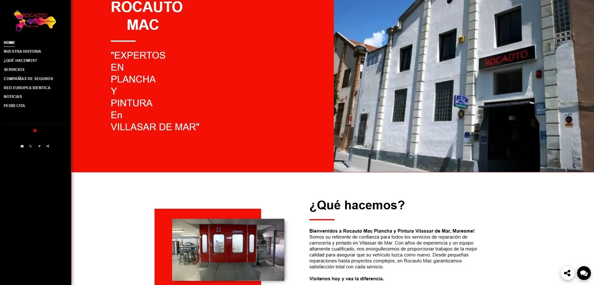 “Antes y después del rediseño web de Rocauto MAC — MM DESIGN WEB.”