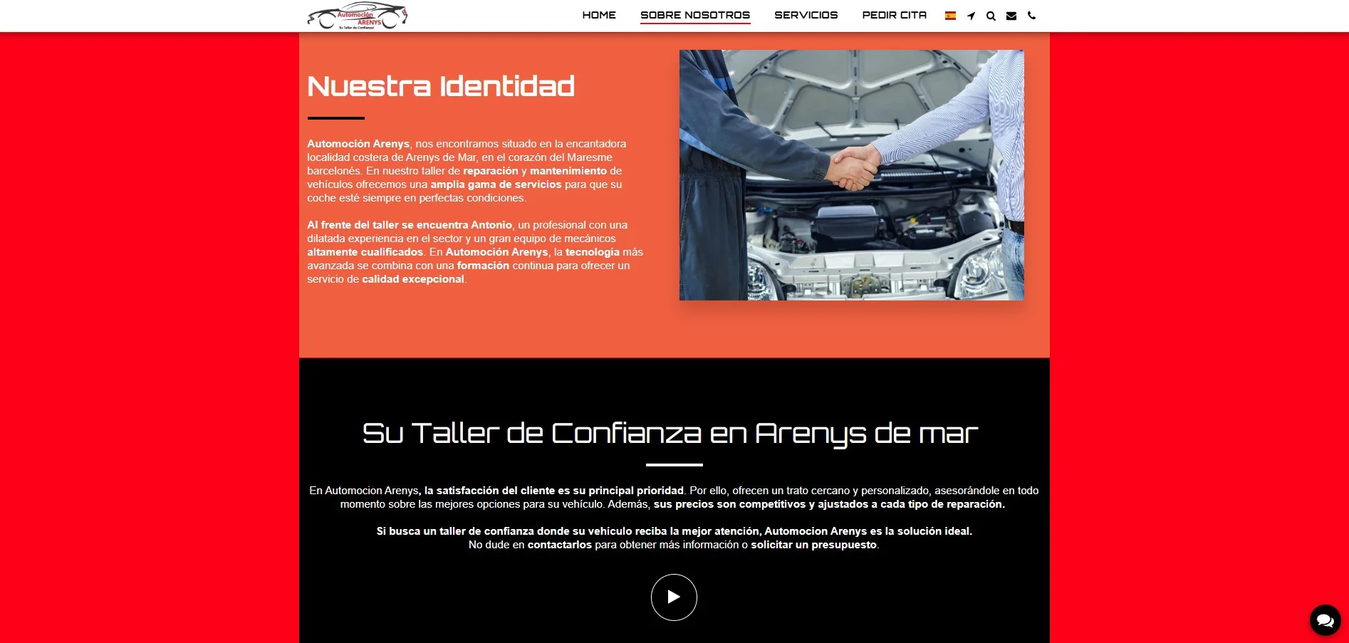 Qué insertamos en la web del cliente (contenido real)