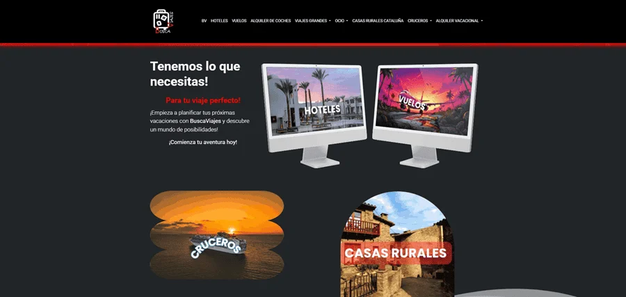 “Todos los destinos que imaginas, en un solo clic.”