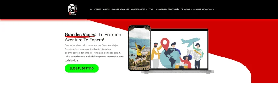 “Tu próxima aventura empieza aquí.”