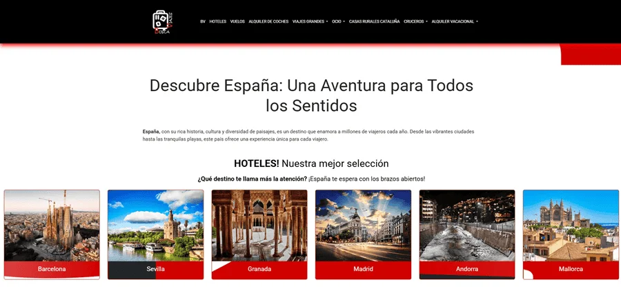 Tarjeta – Hoteles en España