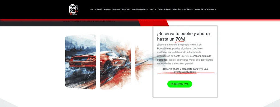 “Tu viaje, tu coche, tu libertad.”