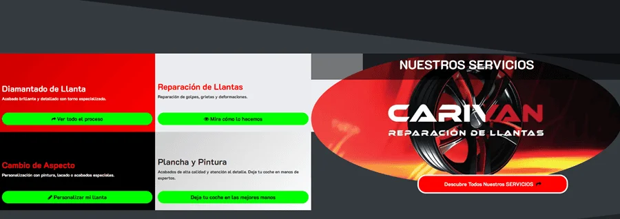 “Todos los servicios de llantas, en un solo taller experto.”
