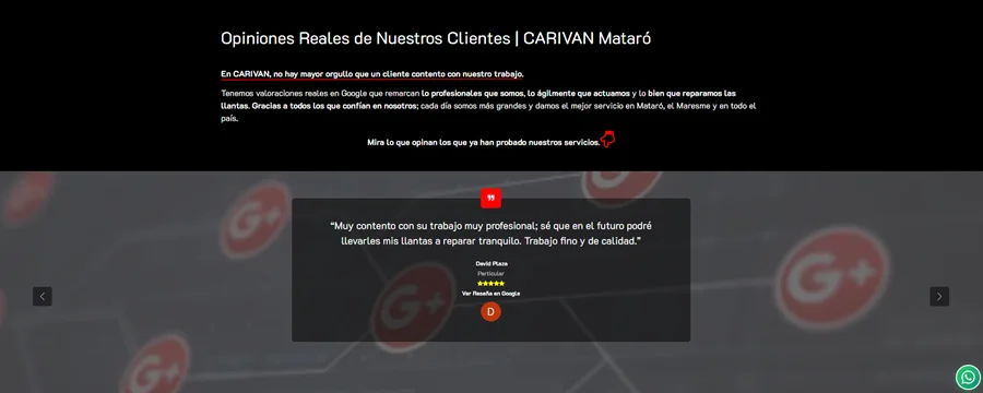 “La mejor garantía son las llantas y clientes que ya confían en nosotros.”