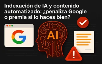 Indexación de IA y contenido automatizado: ¿penaliza Google o premia si lo haces bien?