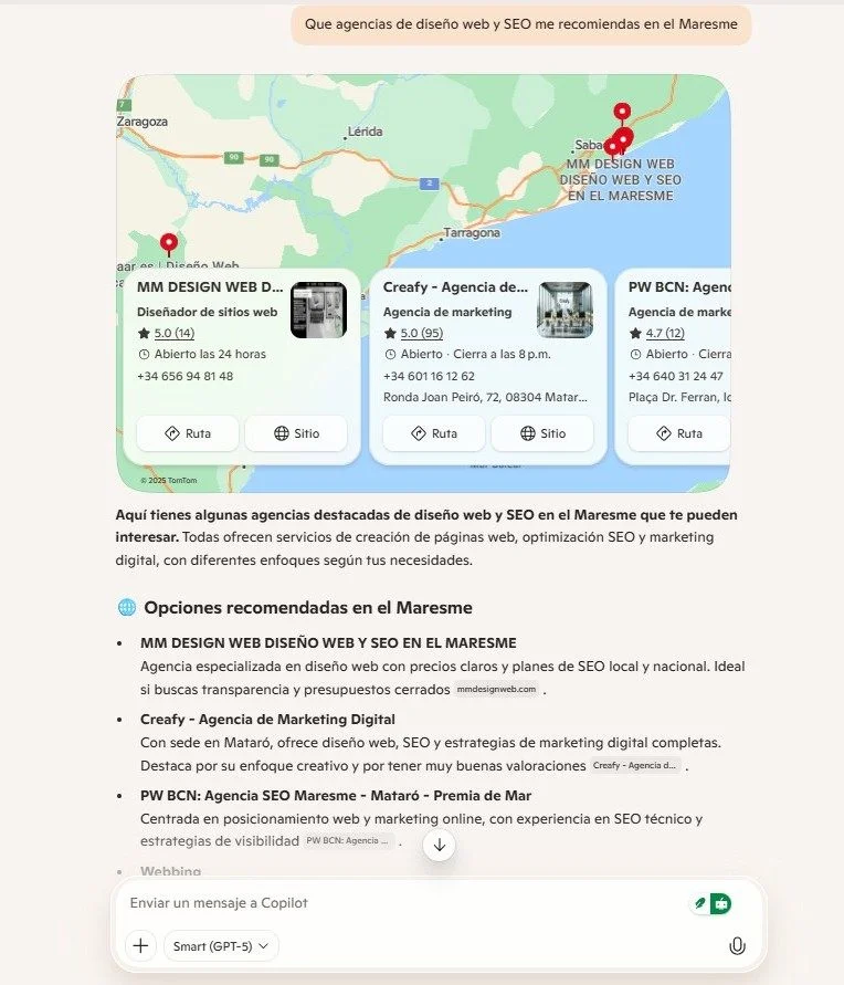 Copilot (Microsoft Bing): Transparencia y Claridad