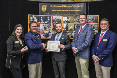 Bixby of Ellsworth graduates from Professional Ringmen's Institute