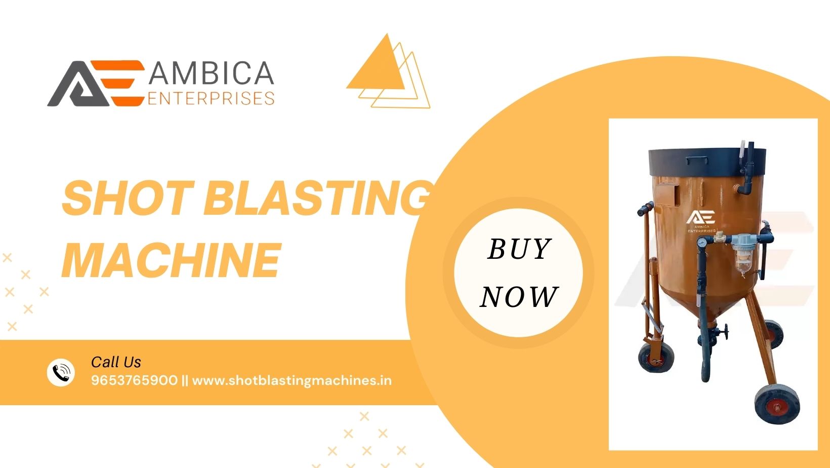 Shot Blasting Machine for Surface Roughening | Ambica Enterprises