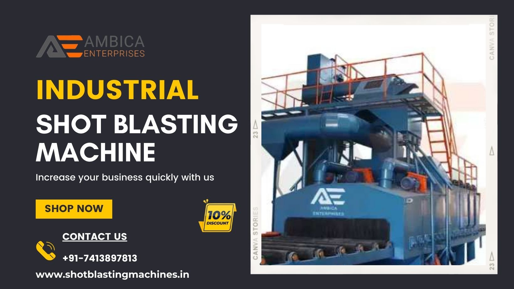 Industries That Use Shot Blasting Machines in India | Ambica Enterprises