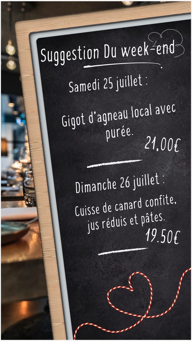 Suggestions du week-end