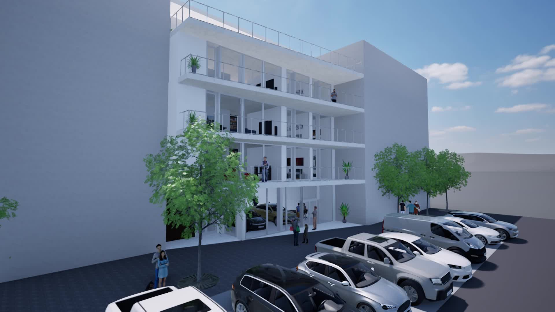 Edificio Residencial Comercial - Frente