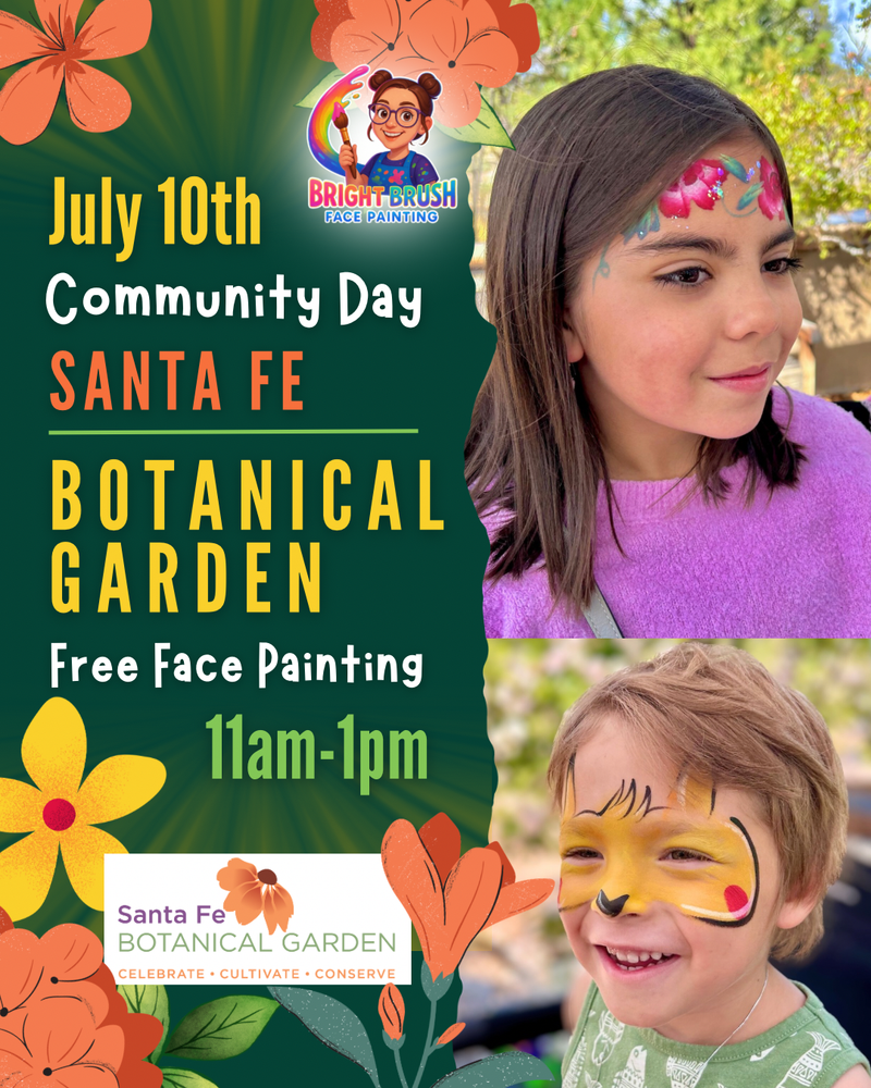 Face Painting Santa Fe Botanical Garden
