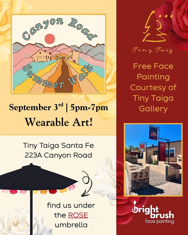 Face Painting | Canyon Road Summer Walk