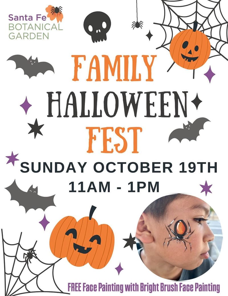 Face Painting Santa Fe Botanical Garden