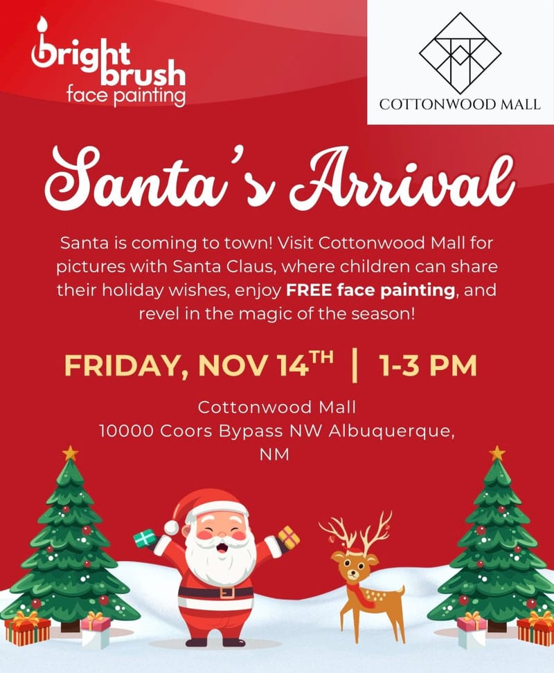 Face Painting at Cottonwood Mall