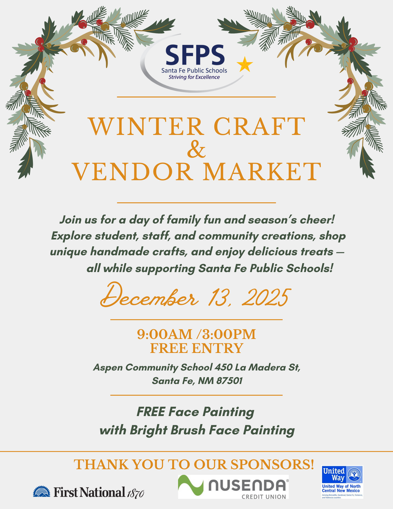 Santa Fe Public School’s Annual Winter Fair