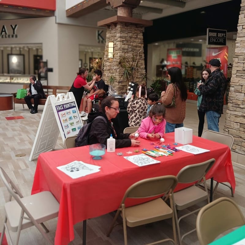 Face Painting at Santa Fe Place Mall