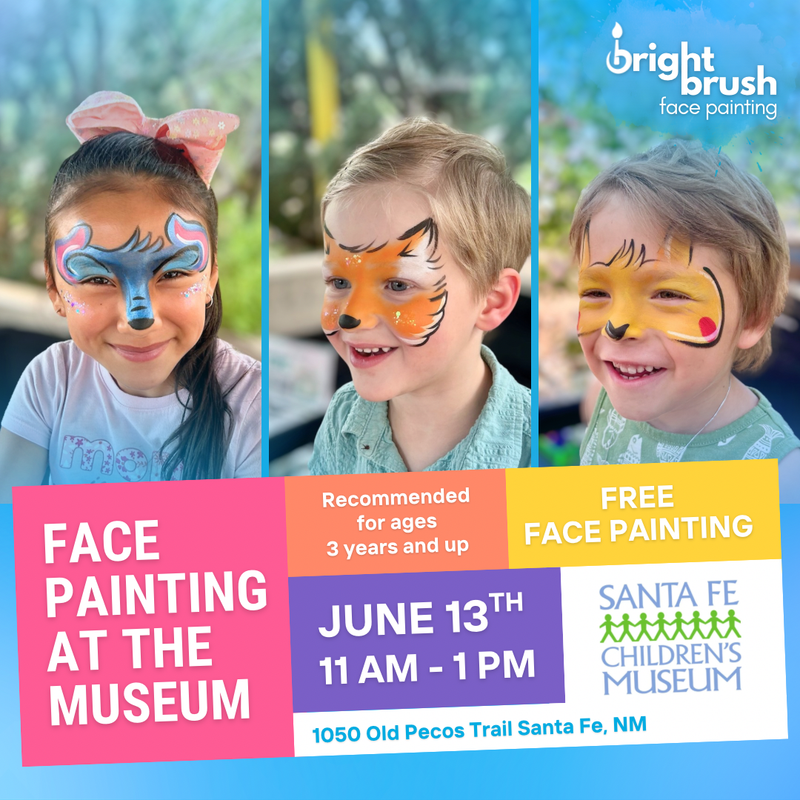 Face Painting at the Santa Fe Children's Museum -