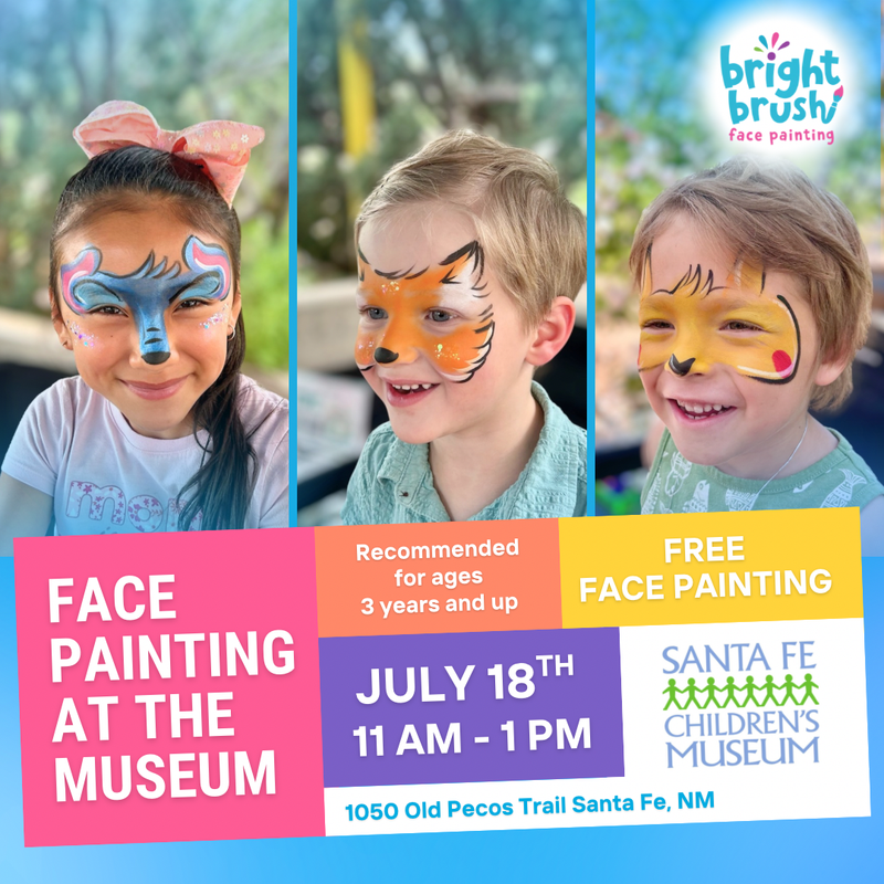 Face Painting at the Santa Fe Children's Museum