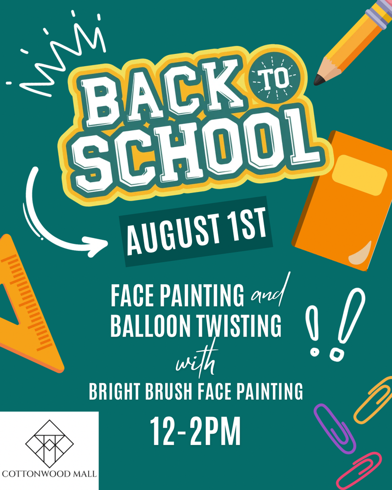 Cottonwood Mall’s Back to School Event