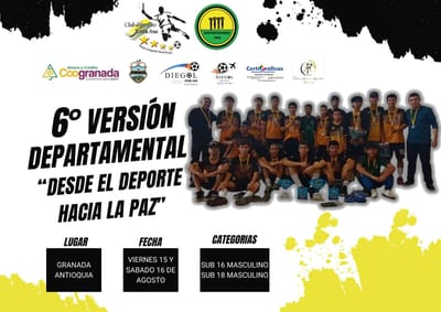 6ta Versión Departamental, desde el deporte hacia la paz