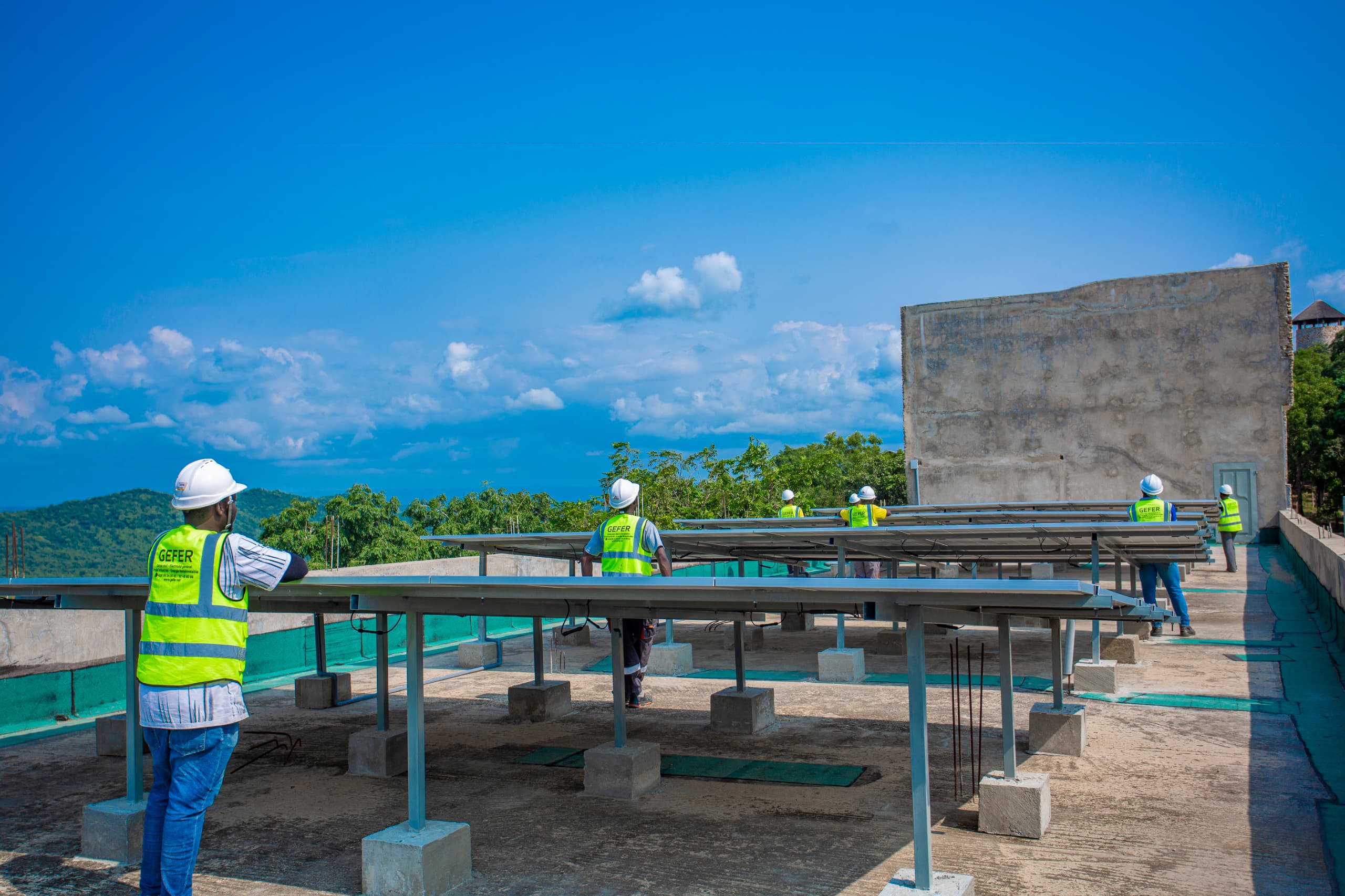 Lithium battery installation