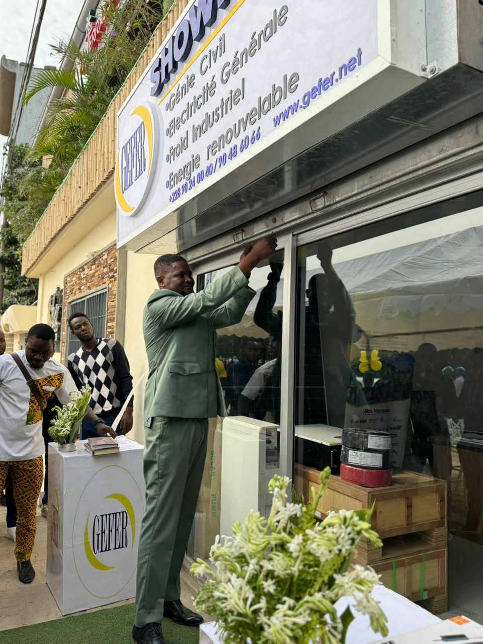 Inauguration of the GEFER showroom